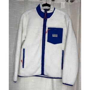 NWT Polo Ralph Lauren Bonded Pile Fleece Jacket Full Zip Clubhouse Cream Small‎